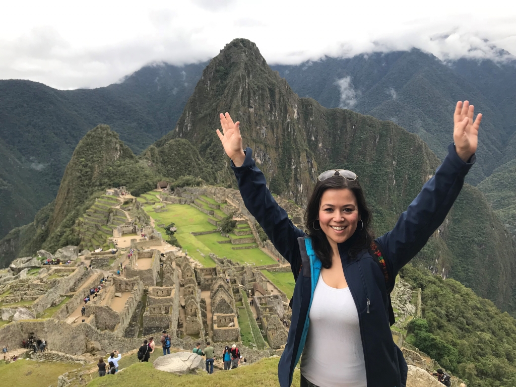 Flying like a condor at Machupichu