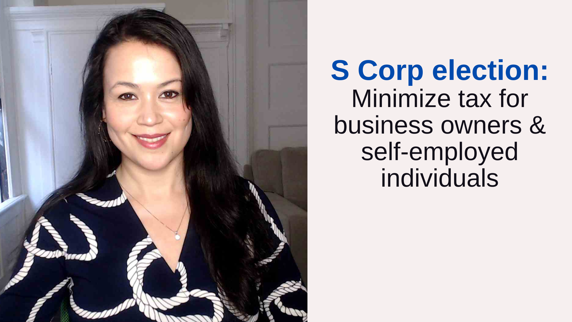 What is an S Corp and how can it minimize tax?