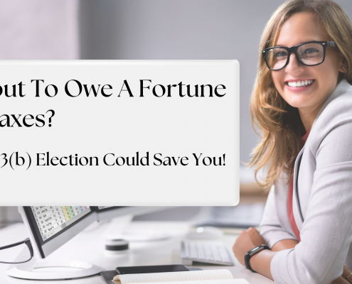 About To Owe A Fortune In Taxes